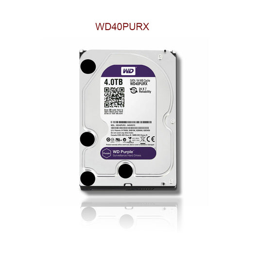 Western Digital 4TB Purple (WD40PURX) monitors hard drives