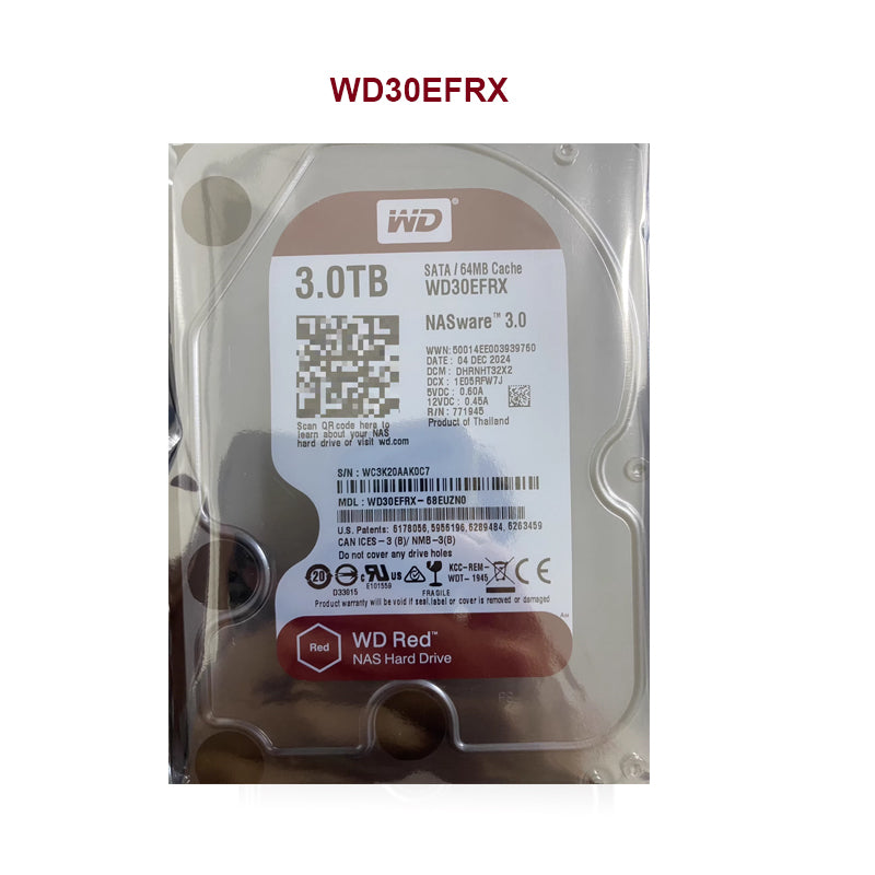 Clearance - WD Red™ Plus NAS Hard Drive 3.5" - 3TB WD30EFRX
