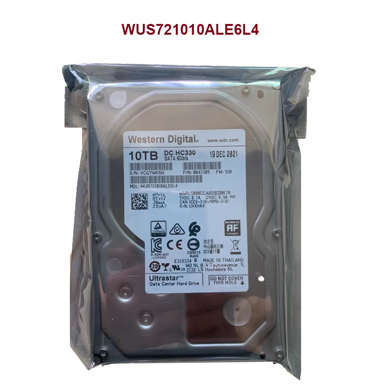 WD Ultrastar DC HC330 10TB 7.2K SAS 12Gb/s 3.5" HDD WUS721010ALE6L4 0B42305