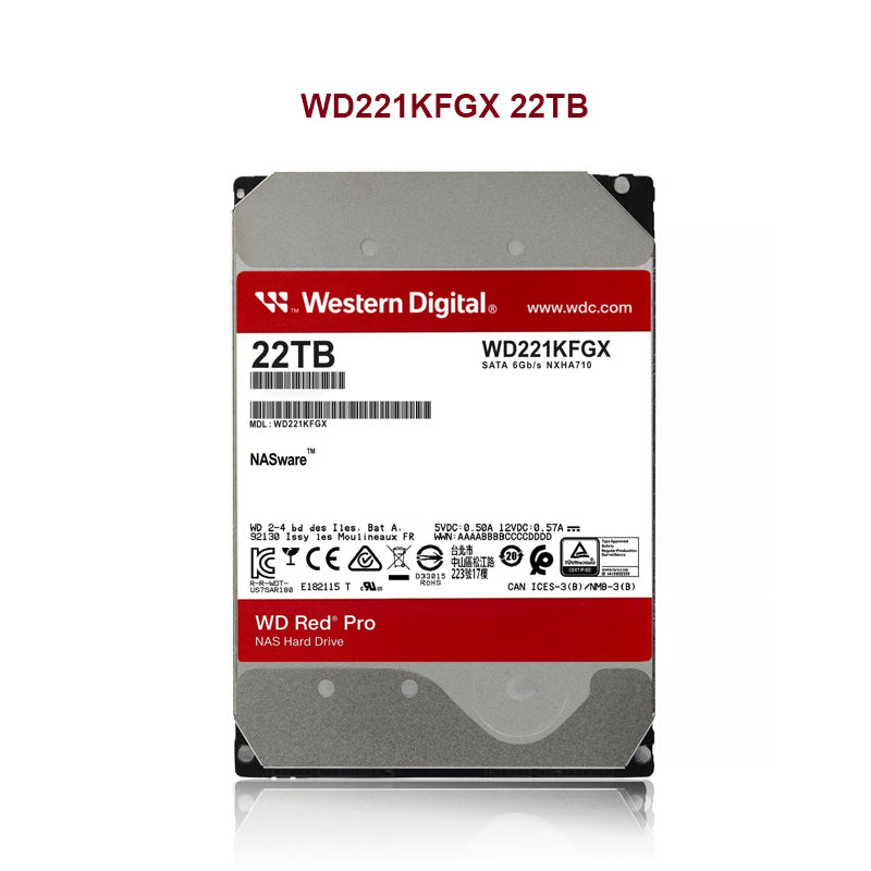 Western Digital 22TB WD Red WD221KFGX