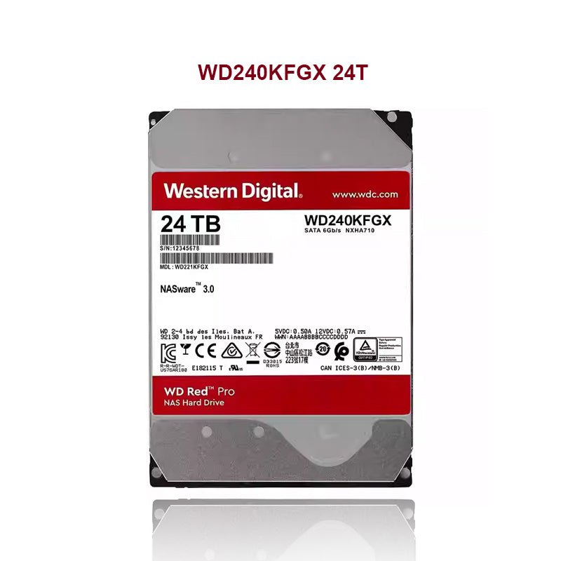 WD240KFGX 24T Western Digital Red PRO NAS Storage Server SATA Hard Drive