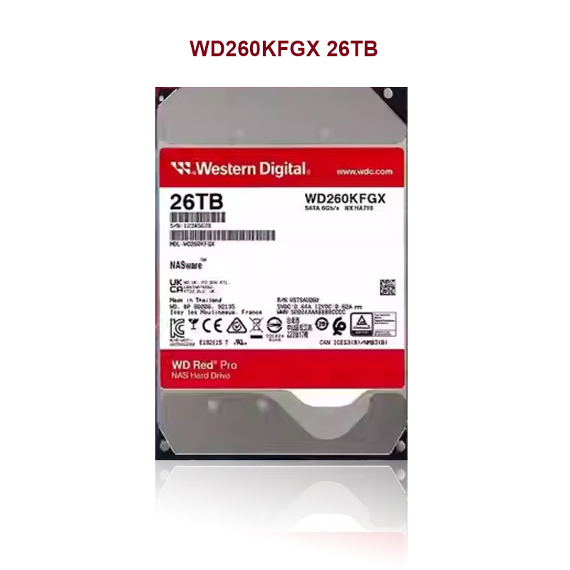 NAS mechanical hard drive WD Red Pro Red disk 26TB enterprise-class 7200 rpm 512M SATA WD260KFGX
