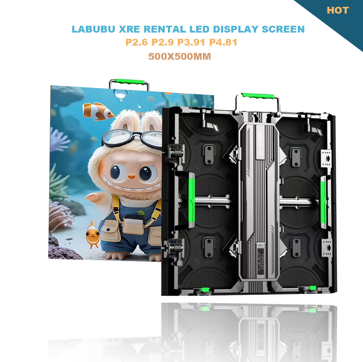 Outdoor indoor led stage rental screen 500x500mm