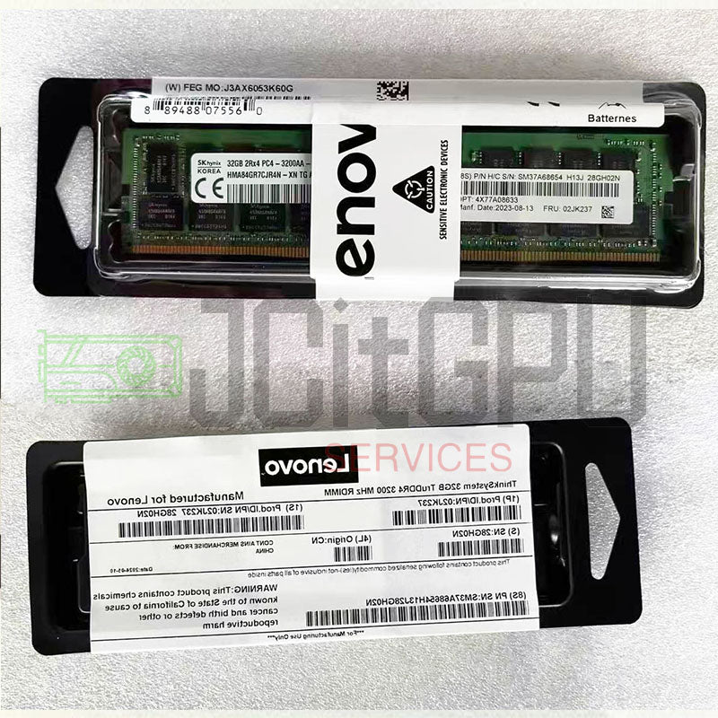 LENOVO 4X77A08633 - ThinkSystem 32GB TruDDR4 DDR4-3200MHz (2Rx4 1.2V) RDIMM