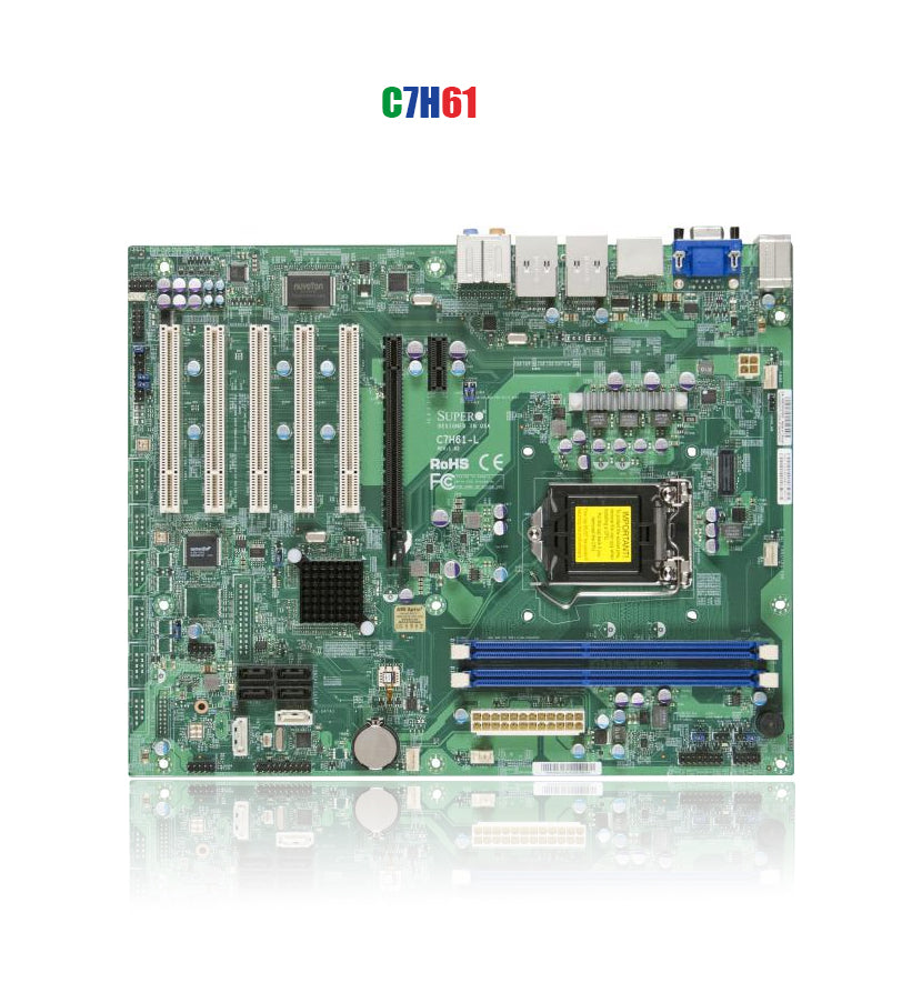 Supermicro C7H61 Motherboard ATX Intel H61 Express Chipset DDR3 FULL WARRANTY