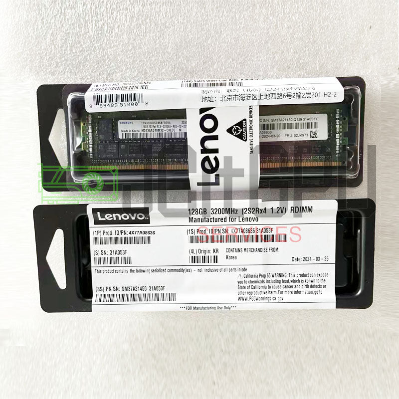 LENOVO 4X77A08636 - ThinkSystem  128GB TruDDR4  DDR4-3200MHz