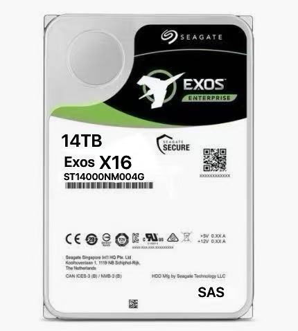 SEAGATE ST14000NM004G 14TB 7.2K RPM SAS 12Gb/s OEM 3.5in HDD Hard Drive