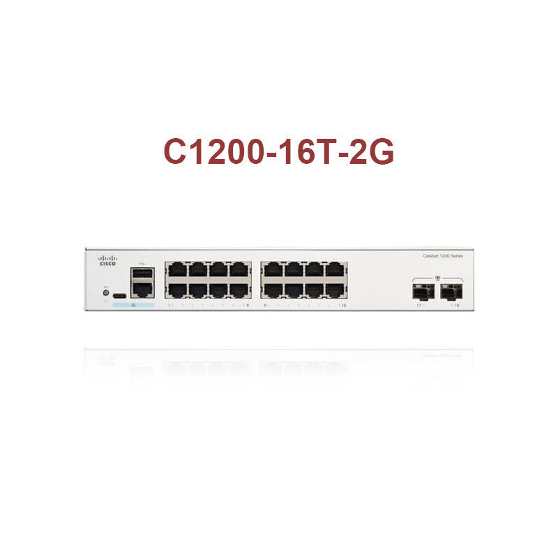 CISCO Catalyst Gigabit Layer 2 network management enterprise switch 16-port C1200-16T-2G