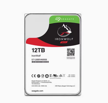 New Seagate Cool Wolf 12TB 7200 RPM 256MB SATA3 (ST12000NE0008)